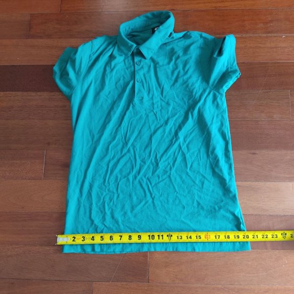 H&M green polo for men [#5] - Picture 4 of 7